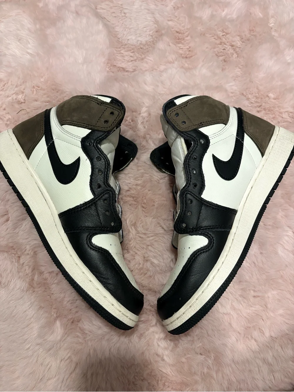 Nike Air Jordan 1 High Black White Brown - Men's Sneakers
